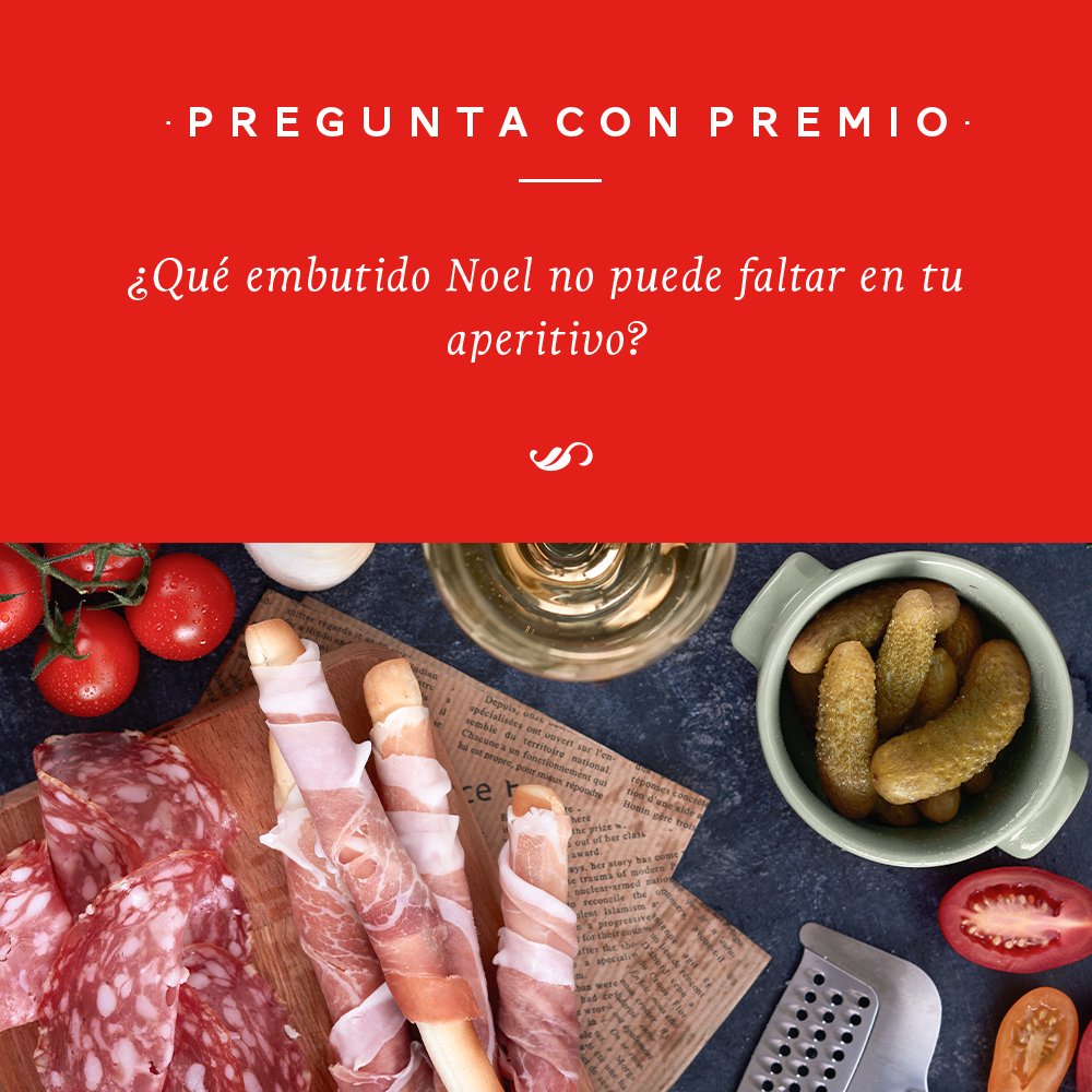noel_1940's tweet photo. En primavera apetece disfrutar de un aperitivo en el jardín o terraza. 🌾 
Dinos, ¿qué embutido Noel no puede faltar en tu aperitivo? 
Síguenos, deja un comentario y haz RT. Sorteamos un lote de productos #NOEL ¡Tienes hasta el 30/3! https://t.co/zmQOmAgng3 https://t.co/pXc9j8X0zG