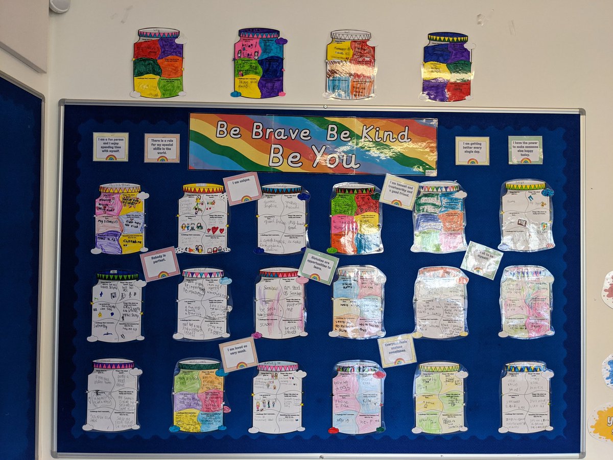MissMcCulloch2's tweet photo. We have been sharing some positivity in P5/4! Here are our Positivity Jars to show what we are grateful for and what we like about ourselves. It's great to be unique 🥰 #AutismAwarenessWeek #gratitude #positivity https://t.co/phvyuL2wZM