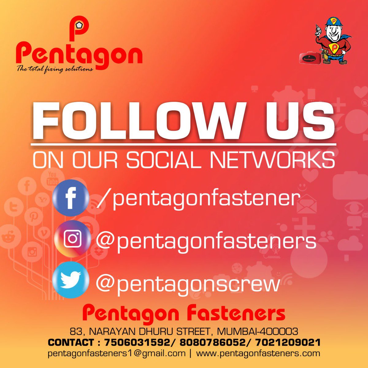 PENTAGONSCREW's tweet photo. #fastenerssupplier#fastenersmanufacturing #importer #importers #rivets #anchorfasteners #screws #nomininumorderquantity #nomoq #pentagonscrews #selfdrillingscrews #drywallscrews #wedgeanchor #dropinanchor https://t.co/9lvufLMT3t
