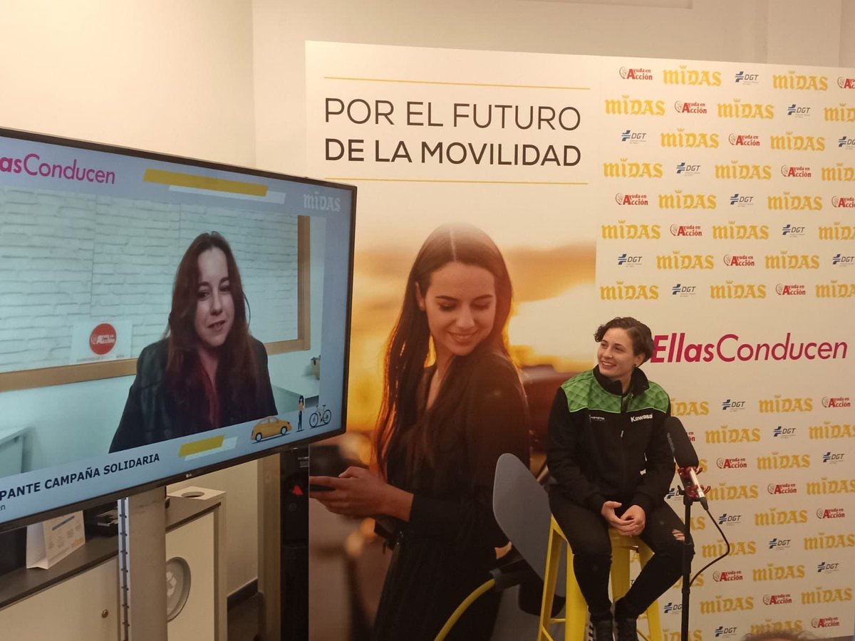 midas_es's tweet photo. 🗣️@AnaCarrasco_22 :"Gracias por el apoyo incondicional y por permitirme ser la embajadora de #EllasConducen, un proyecto que hace una labor muy importante impulsando la igualdad de género en todos los ámbitos de la sociedad" #MidasCity https://t.co/mgs9g0w802