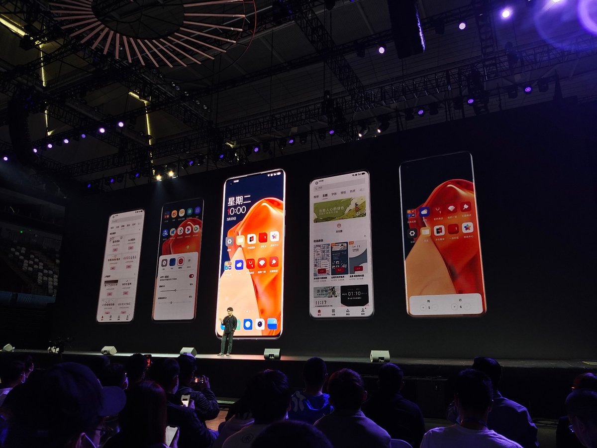 TechKard's tweet photo. So the "ColorOS for OnePlus" is official in China🇨🇳 announce in launch of #OnePlus9Series

#OnePlus7Series, #OnePlus7TSeries, #OnePlus8Series &amp; #OnePlus8T will soon get this new OS update in China🇨🇳

Pics via https://t.co/iSOd3sMLJm https://t.co/4b4pHSTOIu