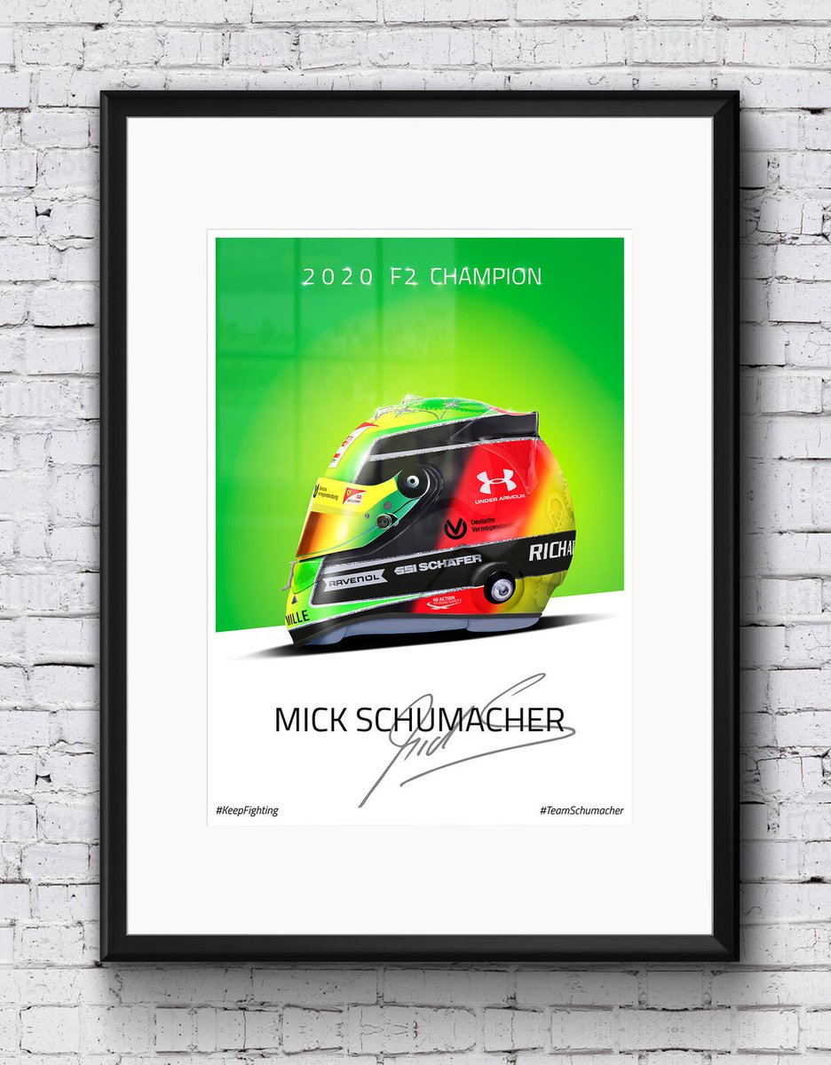 MSchumacherFans's tweet photo. In the light of Mick Schumacher's birthday &amp; his Formula 1 debut this weekend this poster is 40% down! Only until monday 29th of March. 
Don't miss out. ➡️ https://t.co/Axmeg8SBc4

#QuickMick #KeepFighting #TeamSchumacher #F1

With 2021, due to Brexit, orders to UK have delays. https://t.co/xSsGeGwk1f