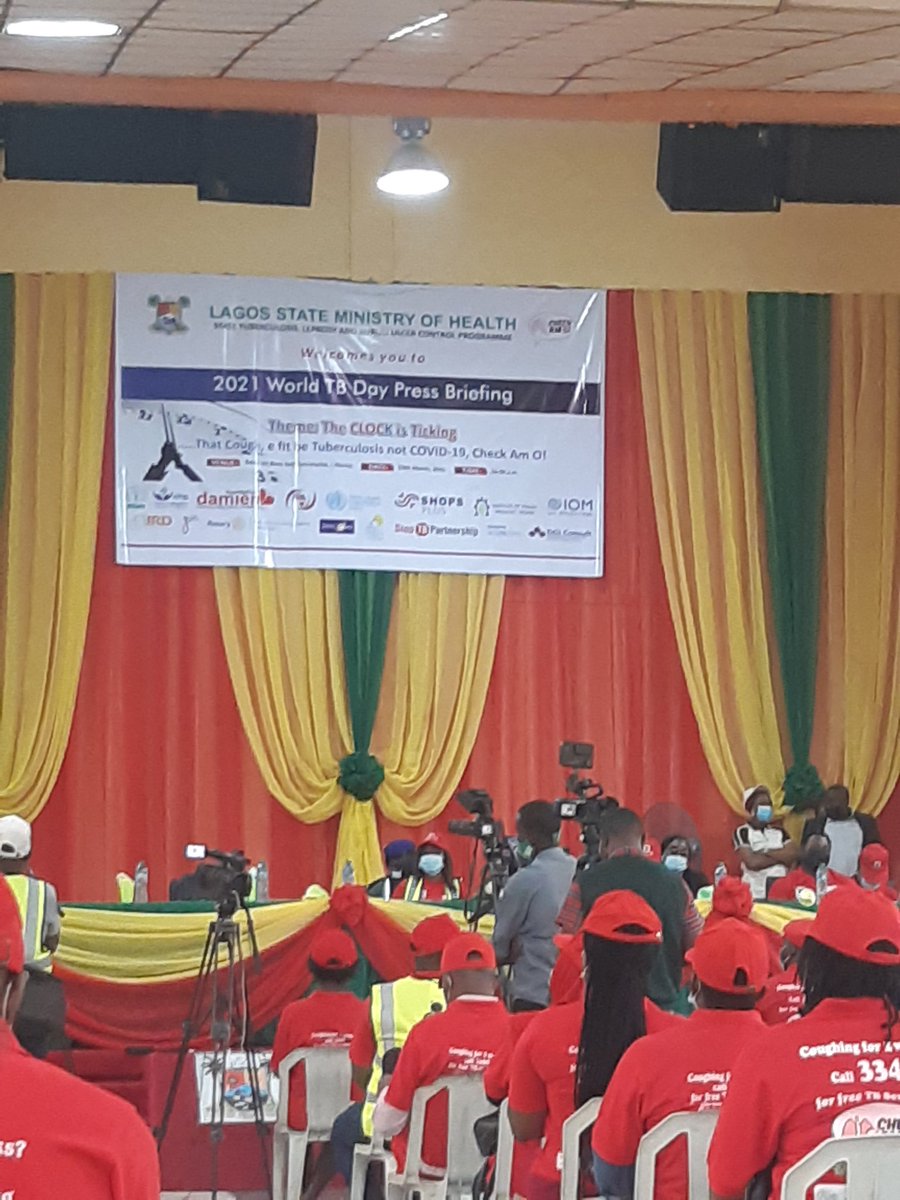 Devcoms's tweet photo. #Happeningnow 2021 World TB Day press briefing at the adeyemi bero hall, sectariat-Alausa 

Theme: The clock is ticking 
.
@LSMOH
@WHONigeria
@StopTBNigeria
.
#TBAlert
#TheClockIsTicking 
#WorldTuberculosisDay https://t.co/ufVbdwQAdv