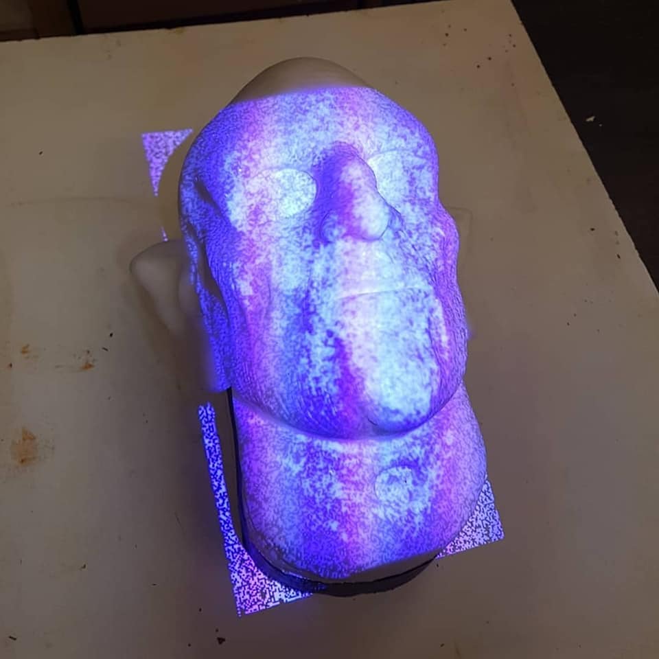 PhoenixEffectFX's tweet photo. Scan 3D de notre cher gobelin🧟‍♂️ 
#gobelin #latexmask #maskcollector #creepymask #halloweenmask #sfxart #practicalfx #monsterartwork  #scanner3d #3dscanning #scan3d #shining3d #fantasticart #sfxartist #effetspeciaux #sculptureart #creaturefx https://t.co/m0gzH0Sn8w