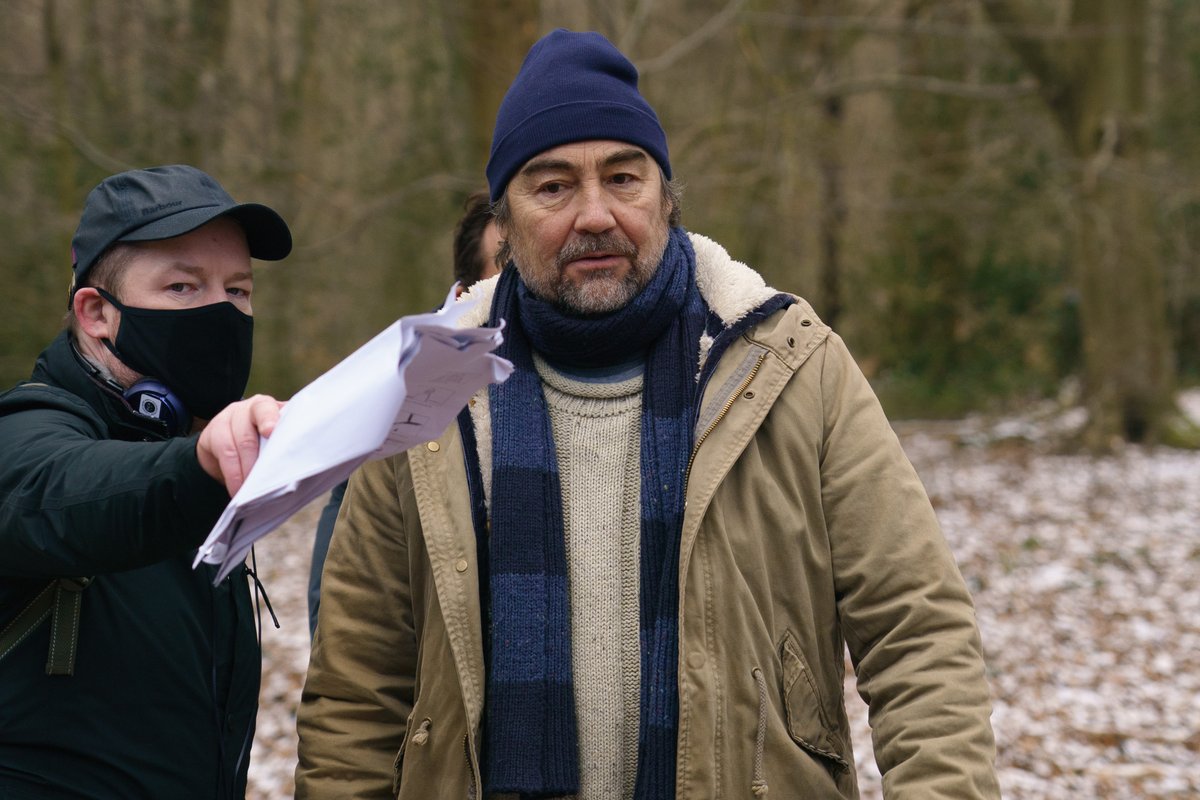 HuntingBearsSF's tweet photo. Writer &amp; Director Jason Ruddy with Nathaniel Parker on the set of #huntingbears Photos by @BenCMeadows
 #indiefilm #shortfilm https://t.co/QurpEczsAR