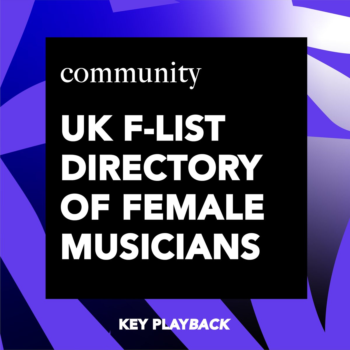 KeyProduction's tweet photo. . @theflistmusic offers musicians, groups and music companies a simple way to connect with profile and professional opportunities
Get involved ๐ https://t.co/KfSONjdEcy
.
#KEYPLAYBACK #UKmusic #music #musicisessential #musiccommunity #musicindustry #womeninmusic #femalemusicians https://t.co/aE8YKJnAHq