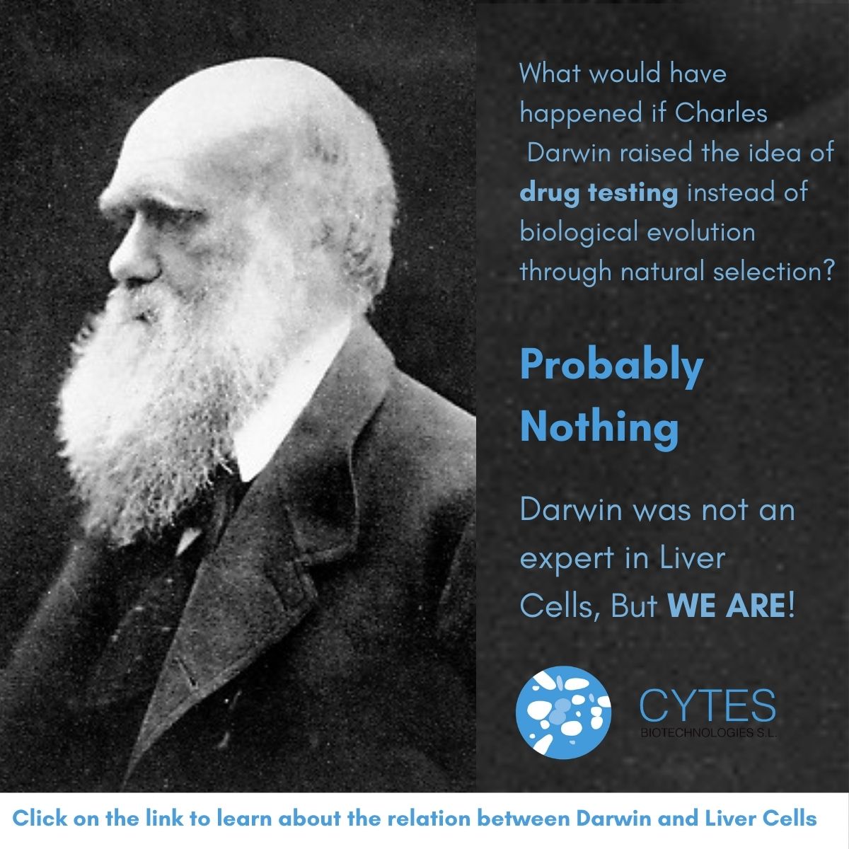 🐒 #charlesdarwin was an expert in biology. He investigated human organs, tissues, and cells. 

🤔 But What would have happened if Darwin raised the idea of drug testing? 

To Know more about Darwin’s impact on Liver Cells Research 👉🏻 lnkd.in/dWtKUFY

#Expertsinlivercells