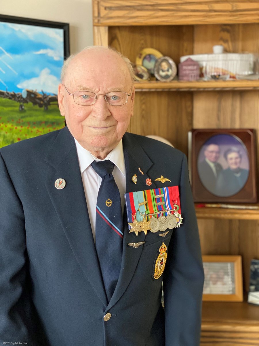 danmadmorgan's tweet photo. My interview with Reg Harrison is now in the @IntBCC Digital Archive. He flew operations as a pilot with 431 Squadron RCAF and was known as 'Crash'. The interview was recorded over Zoom using a trick I learned from the @WeHaveWaysPod. https://t.co/TKTkWzita1 https://t.co/hvGxSg2cw9