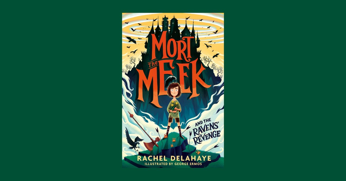 Our #BookOfTheDay is Mort the Meek and the Ravens' Revenge by @RachelDelahaye & illustrated @georgermos @LittleTigerUK @StripesBooks. 'An aspiring pacifist in a brutal kingdom!' #MortTheMeek Buy from our Book of the Day list: uk.bookshop.org/lists/book-of-… {aff} & support a bookshop.