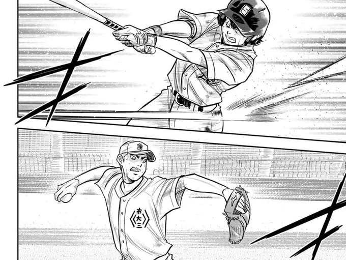 FACING AMAHISA!! HE TAKES 8 BALLS!!!! FROM SAWAMURA WHO NEVER EVEN MANAGES TO TOUCH A SINGLE BALL WHEN BATTING !!!!!! 