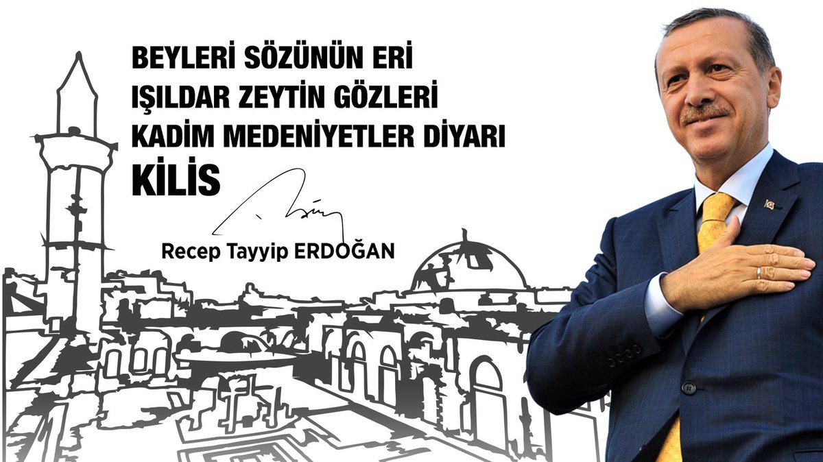 Beyleri Sözünün Eri
Işıldar Zeytin Gözleri
Kadim Medeniyetler Diyarı
#Kilis 
#RecepTayyipErdogan