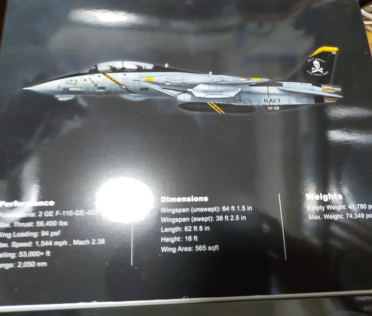 TakaDx1's tweet photo. #Calibrewings #F14B
#TOMCAT #VF103 #JOLLYROGERS
#LASTFLIGHT
本日、弾着!!
欲しかったこの機体、ようやく入手できました〜 https://t.co/bIVS8q1z8x
