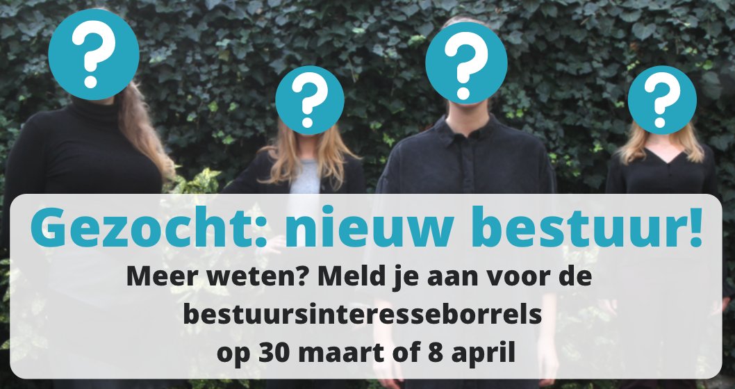 Studenten voor Morgen (@wijzijnmorgen) on Twitter photo Studenten voor Morgen is op zoek naar een nieuw bestuur! Per 1 juli geven wij het stokje door en daarom zijn wij op zoek naar zes ondernemende team players met een passie voor duurzaamheid en onderwijs om ons op te volgen. Kijk op studentenvoormorgen.nl voor de vacatures Studenten voor Morgen is op zoek naar een nieuw bestuur! Per 1 juli geven wij het stokje door en daarom zijn wij op zoek naar zes ondernemende team players met een passie voor duurzaamheid en onderwijs om ons op te volgen. Kijk op studentenvoormorgen.nl voor de vacatures