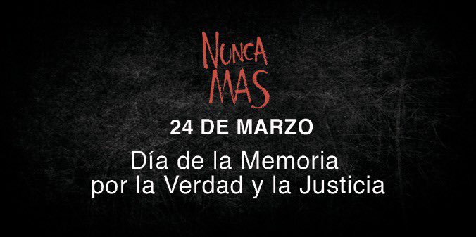 marioraulnegri's tweet photo. A 45 años del sanguinario golpe militar es preciso que los argentinos defendamos la Democracia todos los días, en cada una de nuestras acciones. #NuncaMas https://t.co/SYErjQwG1L