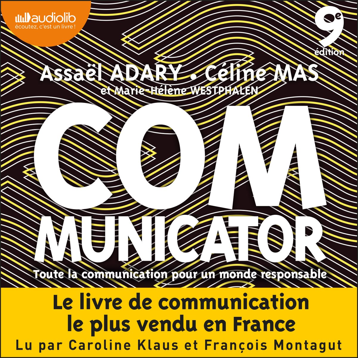 Audiolib1's tweet photo. J-7 avant la sortie en version audio-numérique du #Communicator, ouvrage de référence sur la communication signé @AssaelAdary, Céline Mas et Marie-Hélène Westphalen ! 
Nous avons le plaisir de vous en faire découvrir un extrait ➡ https://t.co/nh3UsNq3Ki cc @Ohlivres @DUNOD https://t.co/dICQj7Dxdi