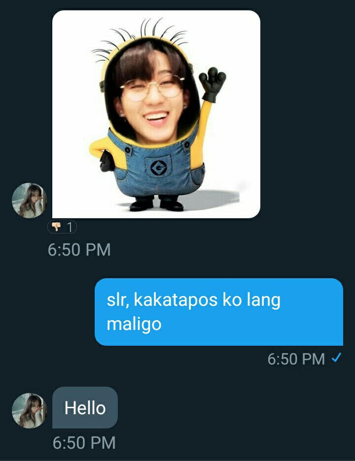 mukha naman siyang masaya sa langit. inyo na tong agnat na to