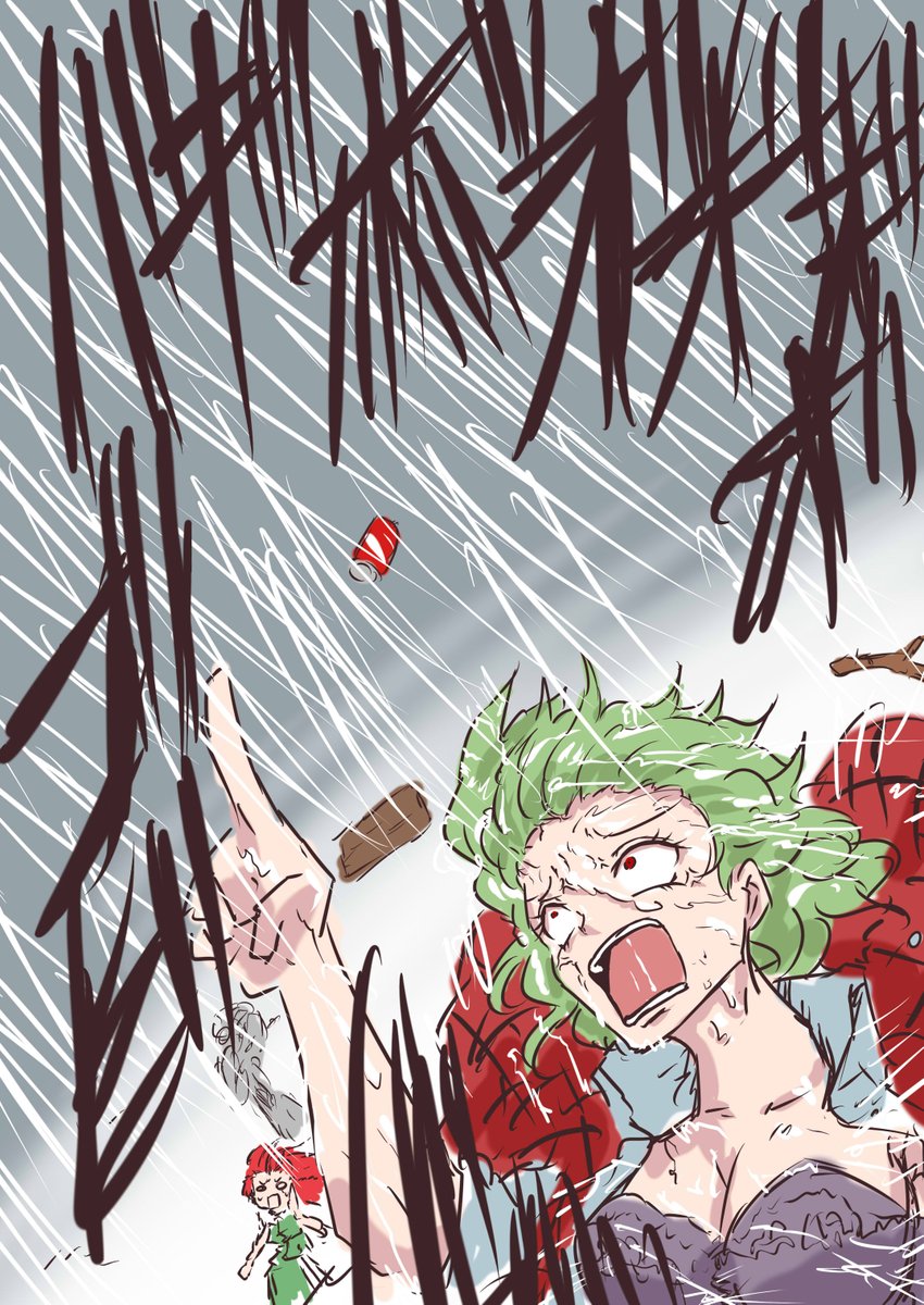 #見た人も無言で緑髪美女貼れ 