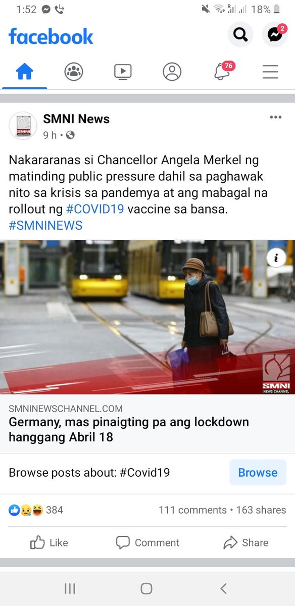 jhoncelle1's tweet photo. @janinegutierrez FYi madam,hindi lng pinas ang my covid,baka dka na inform germany ngaun total lockdown.mga pinoy ksi jn sa pinas matigas ang ulo,cg labas walang face mask,hindi sumusunod sa safety protocols,walang disiplina sa sarili kc feeling normal n ang lahat pglumabas https://t.co/P53FlzJlaQ