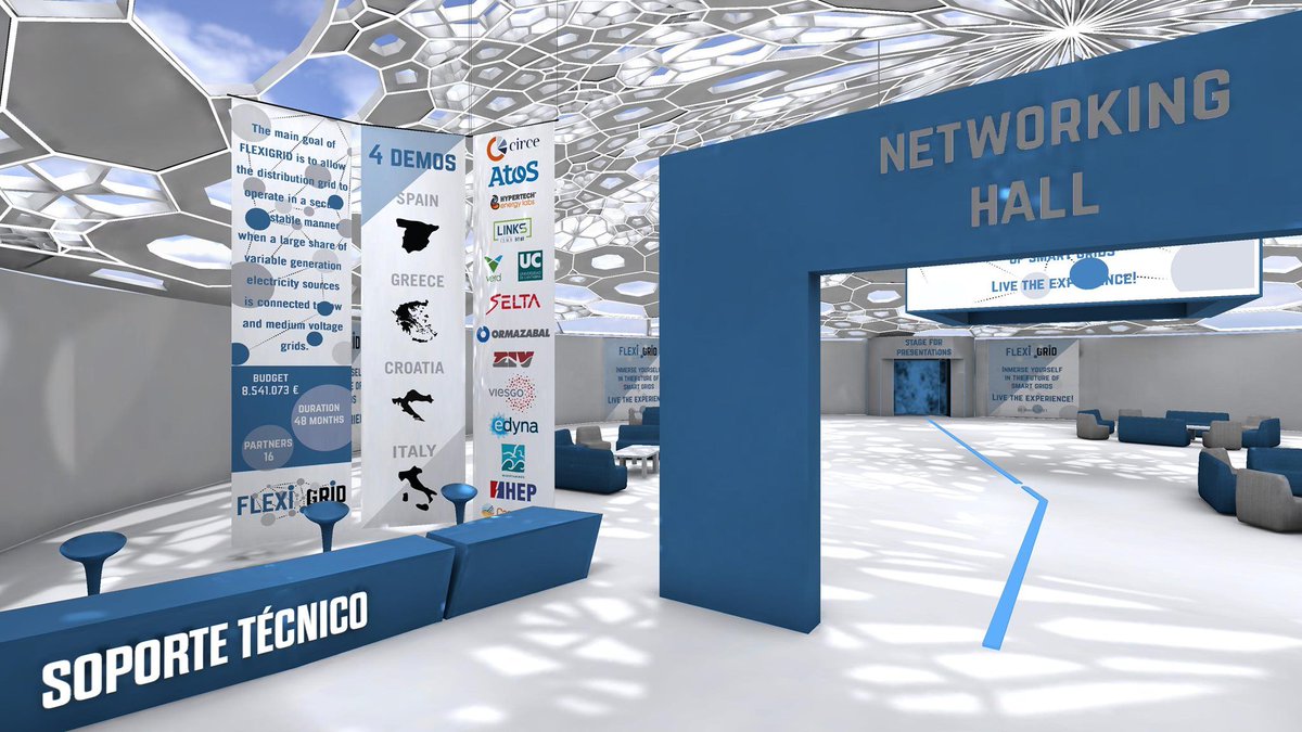 fCIRCE's tweet photo. Within the framework of the #FLEXIGIRDproject, an innovative #3Devent will be held. You can interact with the space and people as if it were a face-to-face event
🗓️26 March
🕘9-13h
🗣️Conference room
🤝Networking space
🔜Register https://t.co/cy6LZTAf1h
#VirtualSpaces and agenda⤵️ https://t.co/ppim08ClRG