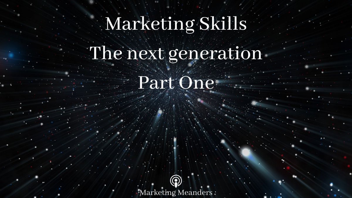 meanderspod's tweet photo. We are joined once again by the splendid @dave_heywood to discuss the skills new marketers need to develop. Which are the most important? How are they acquired Has the advent of ever improved marketing technology changed the skills required or marketers? https://t.co/8KHZMHZTf6 https://t.co/r99PvFQNuw
