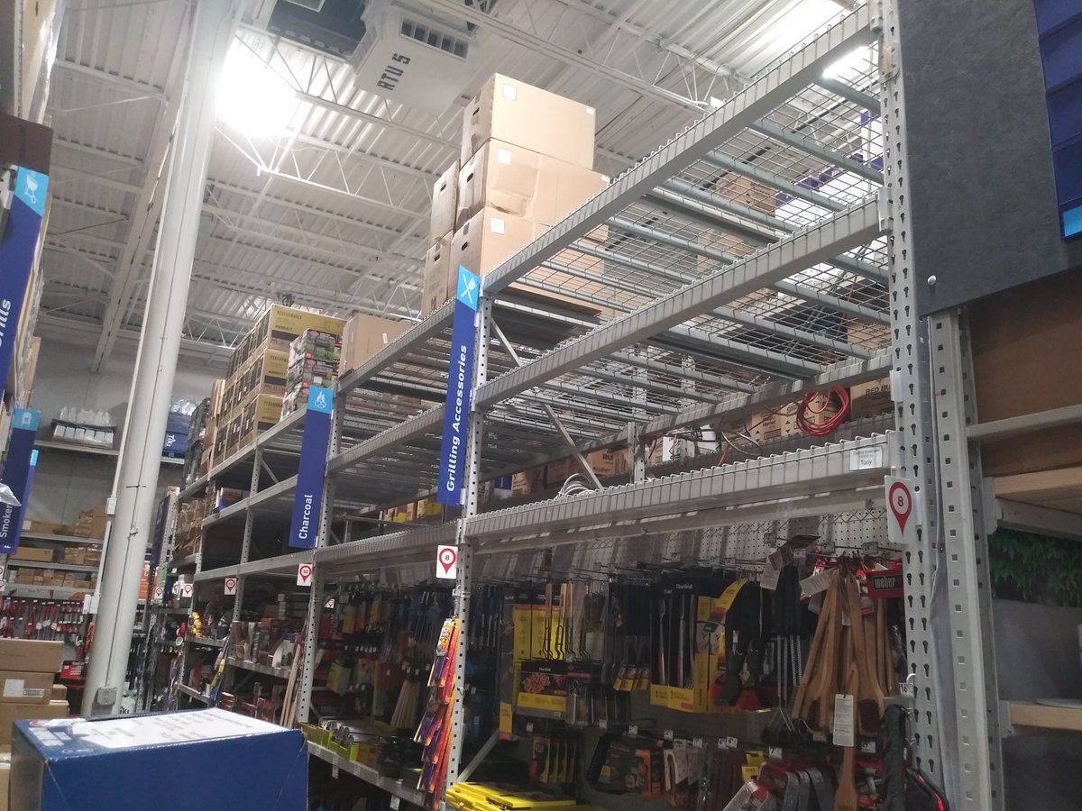 LoweJohnstown's tweet photo. Getting the grilling accessories packed down and ready for the season.@LowesRegion7 @bhock_13 @DamonBennettR7 #95StrongR7 https://t.co/R4uDt7yT0q