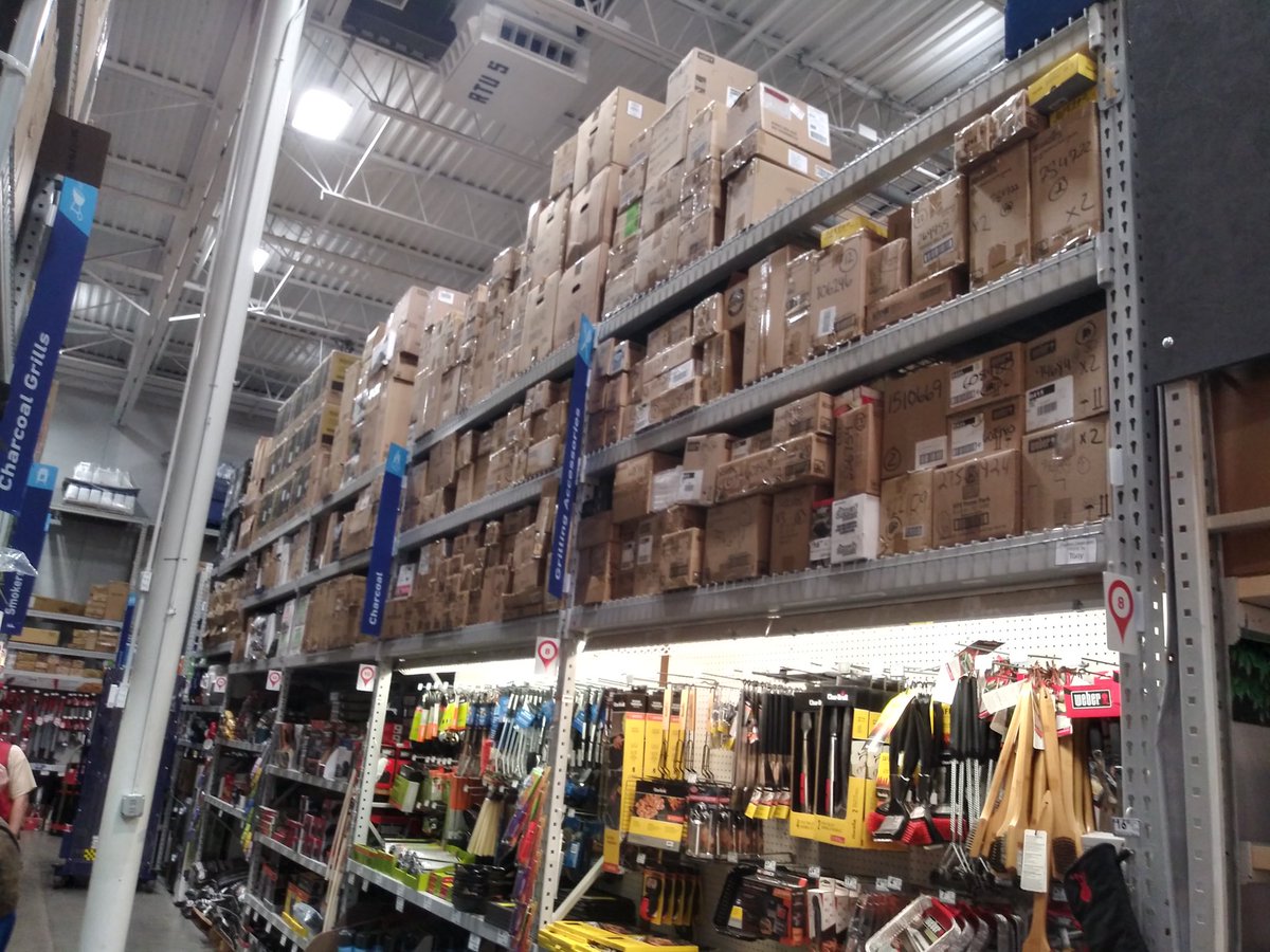 LoweJohnstown's tweet photo. Getting the grilling accessories packed down and ready for the season.@LowesRegion7 @bhock_13 @DamonBennettR7 #95StrongR7 https://t.co/R4uDt7yT0q