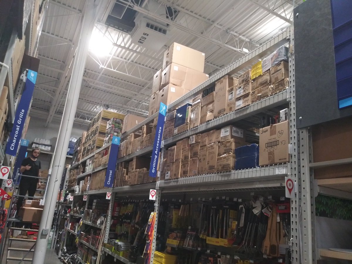 LoweJohnstown's tweet photo. Getting the grilling accessories packed down and ready for the season.@LowesRegion7 @bhock_13 @DamonBennettR7 #95StrongR7 https://t.co/R4uDt7yT0q