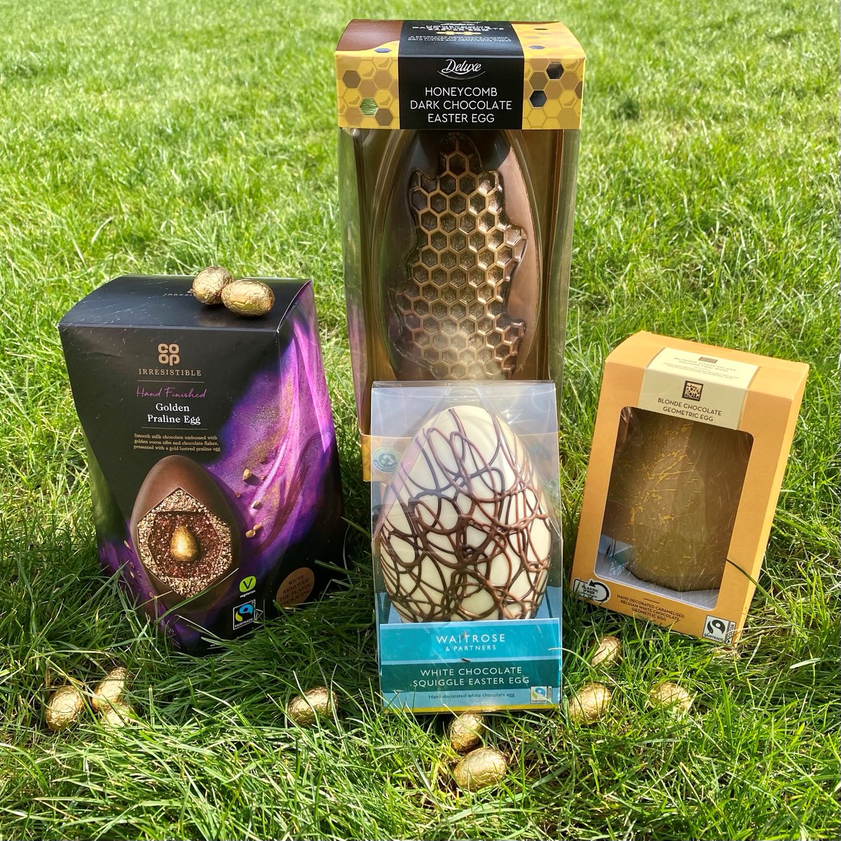 Competition! Put the eggstradordinary into Easter this year by choosing Fairtrade chocolate. 🍫🐣 #FairtradeFriday

Like & RT to #win this delicious selection from our retailer partners, @aldiuk, @coopuk, @lidlgb and @waitrose.

UK only, 16+. T&Cs: bit.ly/FairtradeFriday