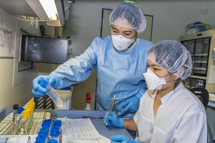 USAID's tweet photo. COVID-19’s impact on #TB threatens to reverse years of TB progress. Learn how a @USAID local partner in the Kyrgyz Republic continues to treat those with MDR-TB during the pandemic:  https://t.co/R1FWZpDlXx #WorldTBDay https://t.co/NuZxhrq5MI