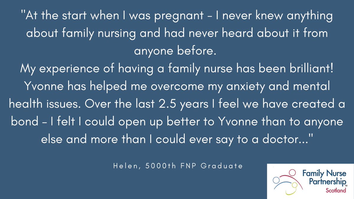 To celebrate the launch of our latest publication 'Empowering Change - A Family Nurse's Perspective', we would like to share the story of our 5000th FNP graduate, Helen and her Family Nurse, Yvonne 👇1/3