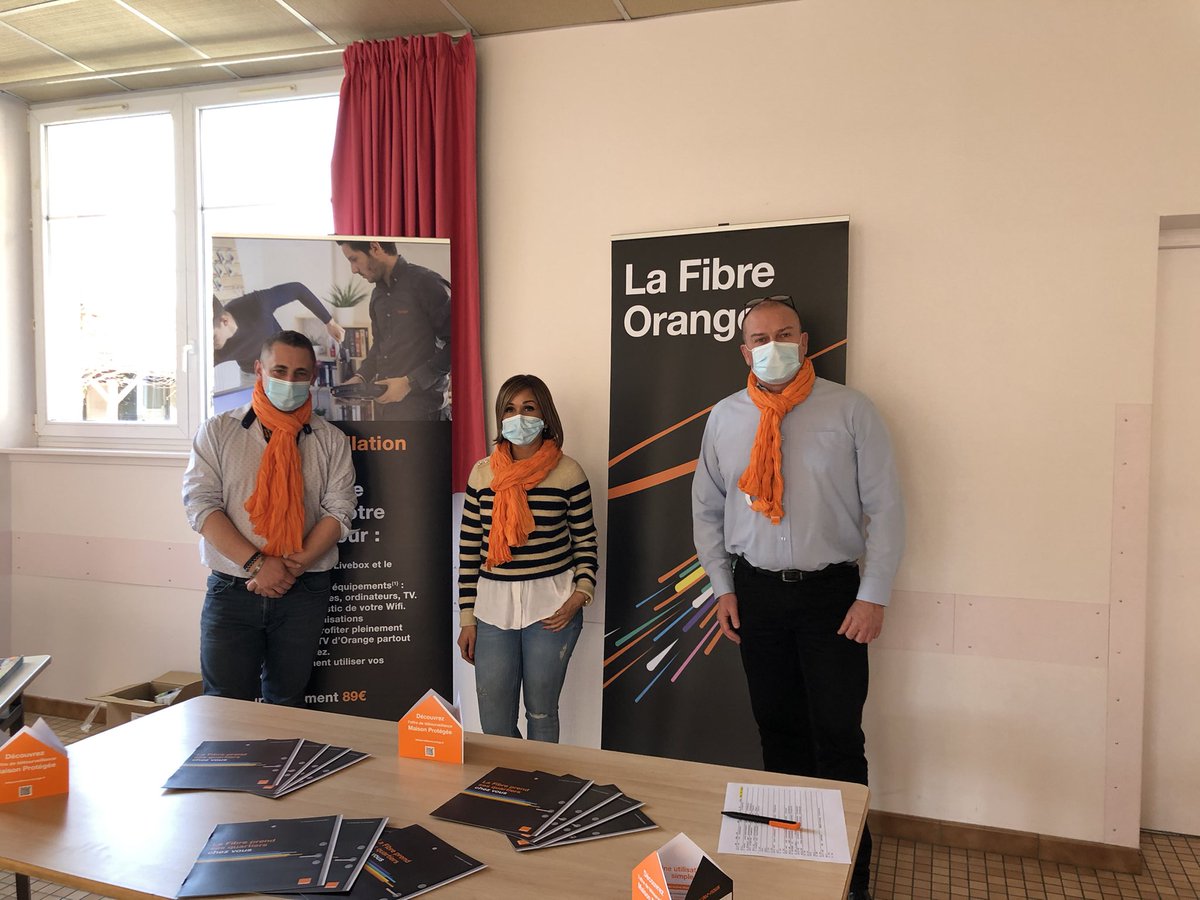 EmmanuelLagler's tweet photo. @OrangeGrandEst à la rencontre des habitants de #faverollesetcoëmy et #serzyetprin
Des entretiens individualisés, sur rdv et en toute sécurité,pour tout savoir sur la #FibreOrange : raccordement, wifi optimisé,usages..
🙏 aux équipes municipales pour votre confiance #AVosCotes https://t.co/pNn7Jqb6UA