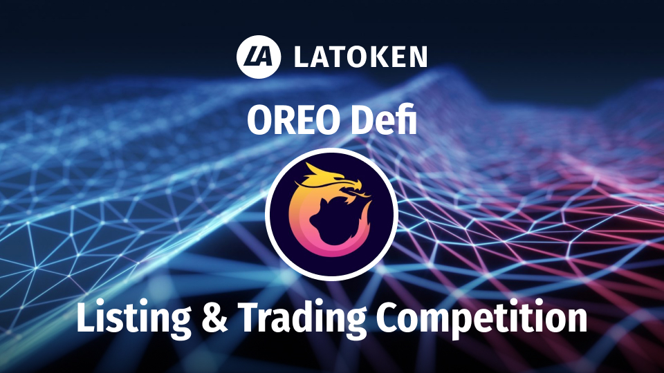 $ORE @OreoDefi is live and trading on LATOKEN! Join the Trading Competition to earn rewards. 💰

Trade 1000 or more $ORE tokens during the contest and the top-10 traders will get a share of 500K tokens.

Trade and earn now!
👉 go.latoken.com/4ui
