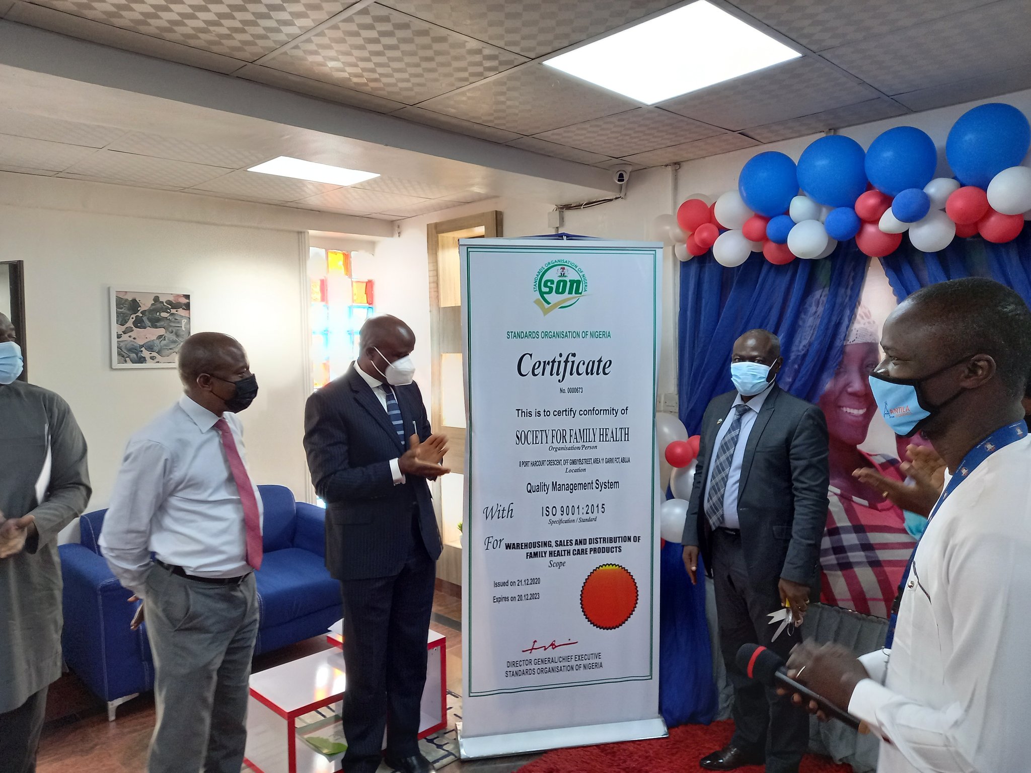 Society for Family Health on X: &ldquo;RT @nighealthwatch: Unveiling of 