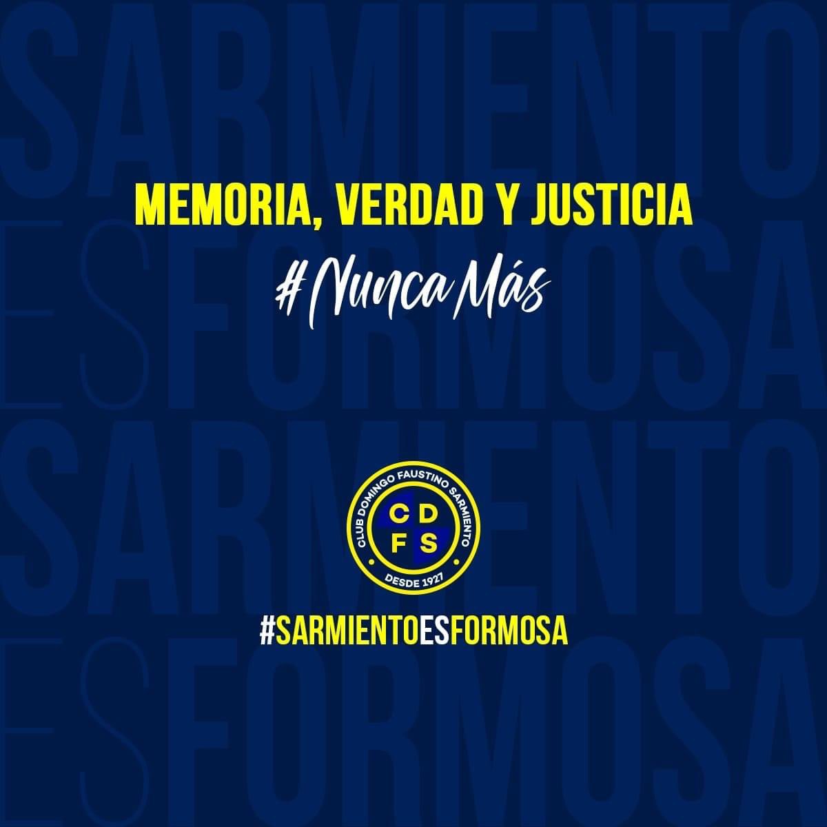 Hoy podemos recordar el pasado, rendir homenaje a nuestros desaparecidos con MEMORIA, VERDAD Y JUSTICIA y con la tranquilidad de saber que gracias a la Democracia NUNCA MAS viviremos aquel infierno #NuncaMas