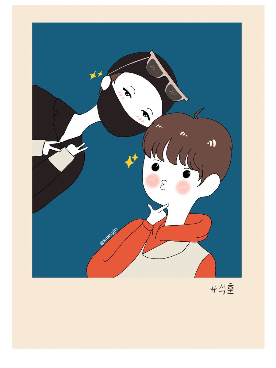 sukspjh's tweet photo. mc jihoon with manager hyunsuk!! 🧡🖤 @treasuremembers #hoonsuk #sukhoon #treasurefanart https://t.co/BvAWULtPHM
