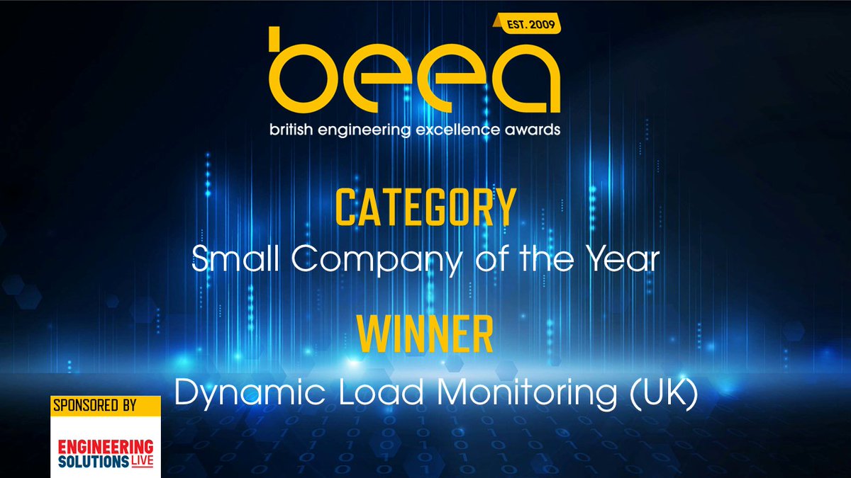 TheBEEAs's tweet image. LIVE FROM #BEEAS2020....

Our next awards category is &apos;Small Company of the Year&apos;, sponsored by @EngSolLive ✨

Well done to those that made the shortlist. Our 2020 winner is... @DLMLtd! Congratulations on your achievement!🥂👏