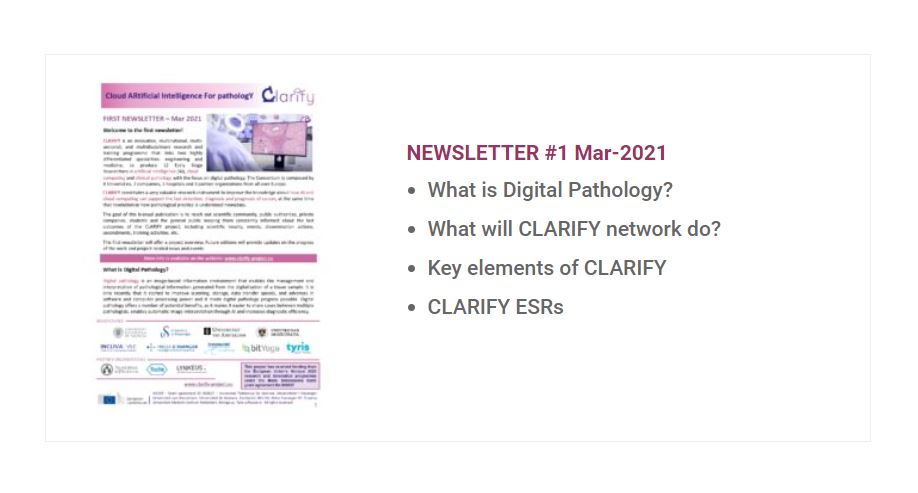 clarify_project's tweet photo. Welcome to the first #CLARIFY #newsletter! 

https://t.co/JCZ1BaAJ2l

Keep updated about the #CLARIFY project and be one of our first readers! https://t.co/CBbI9RuJdF