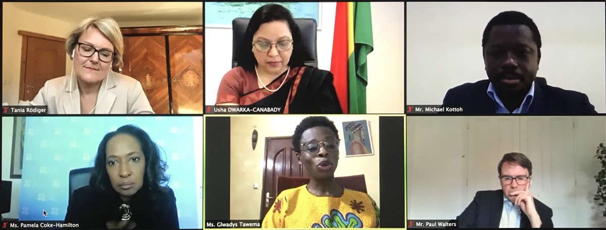 We are in every continent... except across Africa.

Why?

It’s very costly to ship goods within Africa.

Entrepreneurs need training to tap financing.

To tackle challenges, need business-government partnerships.

Glwadys Tawema, CEO of shea butter company <a href="/Karethic/">Karethic 🐝</a>, Benin 🇧🇯