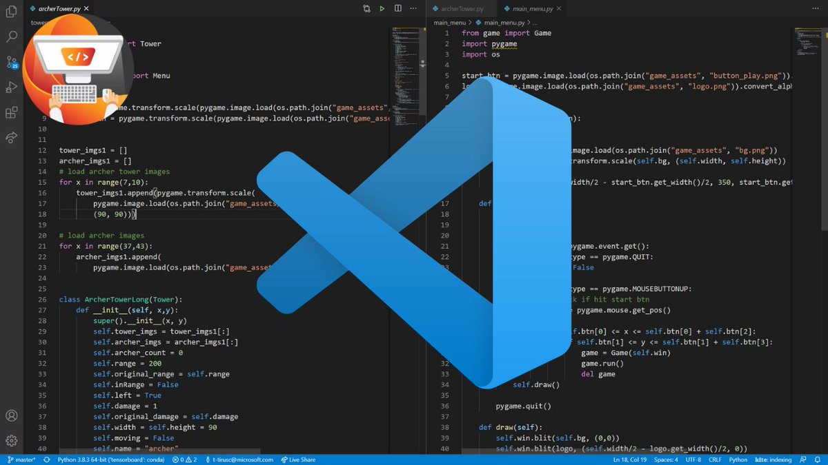 techjunkiejh's tweet image. Need an Intro to VS Code? Let Tech with Tim Help! | Python bit.ly/3cg6KGh #PythonPrograming #TechJunkieBlog