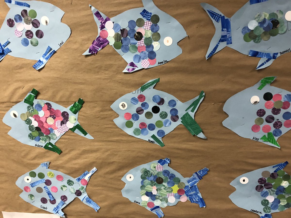 Rainbow fish are swimming #Marchisreadingmonth