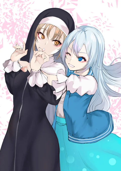 #描いたよクレアさん #まひろあーと
ぎゅっ! 