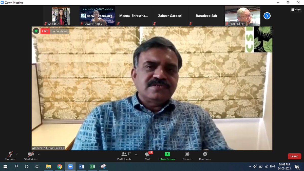 school_waterCSE's tweet photo. With successful #sarnet web launch on the World Water week, @skrohillacse shared India's journey towards #RWH, related #policies, #byelaws, and role of @CSEINDIA in promoting #RWH with their #Knowledgesharing & #CapacityBuilding initiatives. #CatchWaterWhereItFalls. @lrwhf https://t.co/mjUfpjcHC7