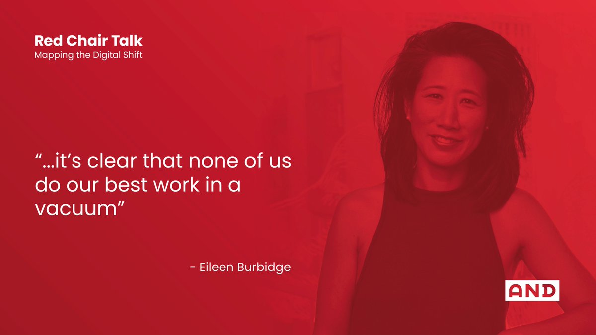 AND_Digital's tweet photo. @eileentso notes how vital collaboration has been throughout the pandemic. Collaboration isn't just a nice value to have, it's critical for delivering results and value.

#wednesdaywisom #womenintech #ANDRedChair https://t.co/LP3MV68xgd