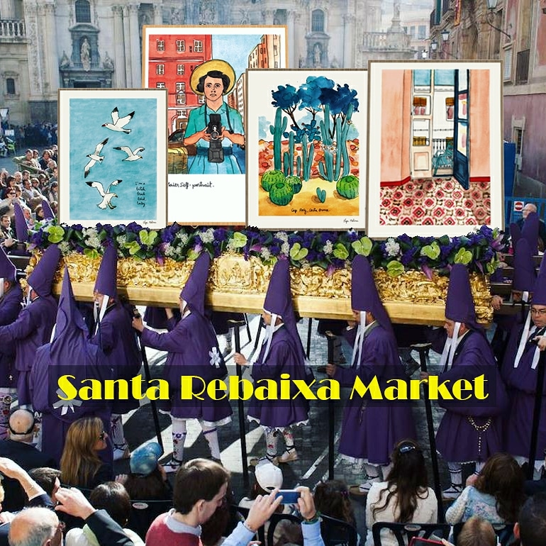 olgamolinadraws's tweet photo. SANTA REBAIXA MARKET
Olga Molina il·lustracions

dimecres 31 març de 12 a 20h
dijous 1 d'abril de 12 a 17h

Prints del 40 al 60% de descompte!

Estem renovant el packaging i necessitem liquidar tot l'stock. 

Reserva la teva plaça a l'estudi de #Cerdanyola per whatsapp
670685487 https://t.co/lDxF3rPGh2