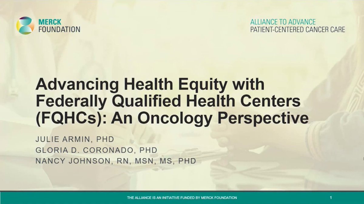 Alliance to Advance Patient-Centered Cancer Care tweet media