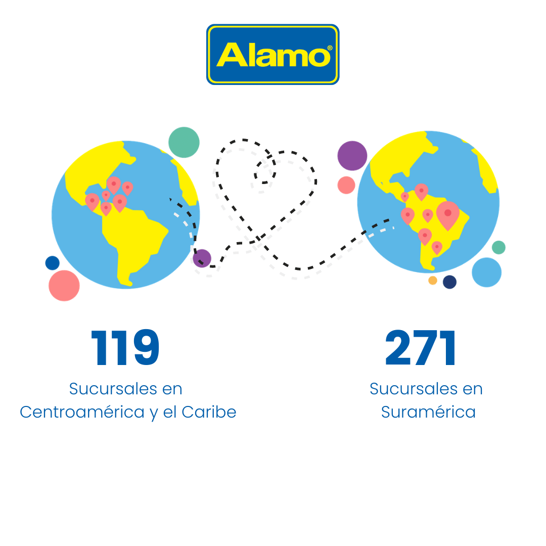 AlamoLAC's tweet photo. Con más de 300 ubicaciones en 28 países en el Caribe, Centroamérica y Sudamérica, puedes confiar en que Alamo lo acompañará en el camino hacia las próximas vacaciones de tus sueños. https://t.co/8fgyYBhu4Q