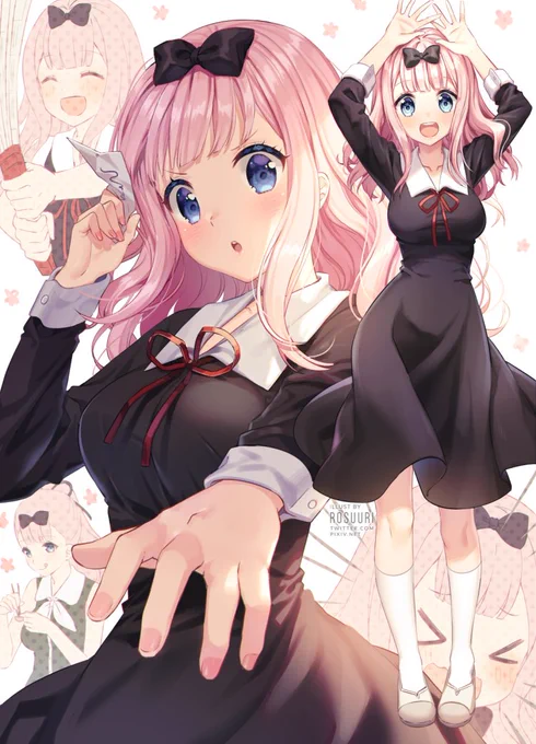 #見た人も無言でピンク髪美少女貼れ 