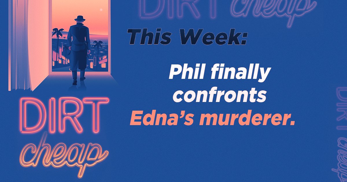 dirtcheappod's tweet photo. After 17 chapters of this murder mystery, the finale of Dirt Cheap is out TOMORROW.  https://t.co/smV1tnXfcQ https://t.co/I2SUxiM7un
