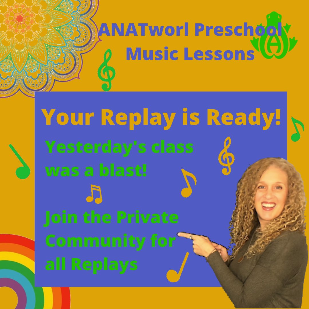 AnatHector's tweet photo. So you need 20 minutes to not be on toddler alert? Here’s an activity. Sign up for the private community for replays and join us live on the calls. 
Replay: https://t.co/l5KoMQoTmE
Free weekly Class: https://t.co/dzHhpk9FIn
#preschool #homeschool #musiclesson https://t.co/owstvwr54W