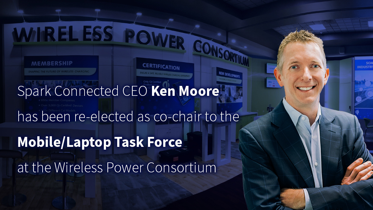SparkConnected's tweet image. &quot;Wireless power will play a significant role in a post-Covid  world. Spark is appreciative to be re-elected to help innovate/drive the Qi standard beyond smartphones, into higher power uses like laptops and tablets.” - Ken Moore.
#wirelesscharging #sparkconnected #tabletcomputers